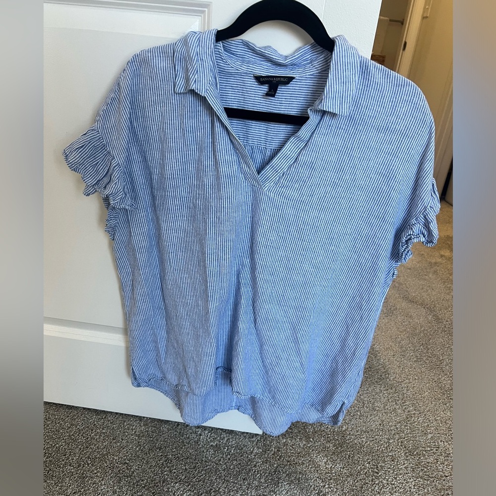 Banana Republic Striped Blouse